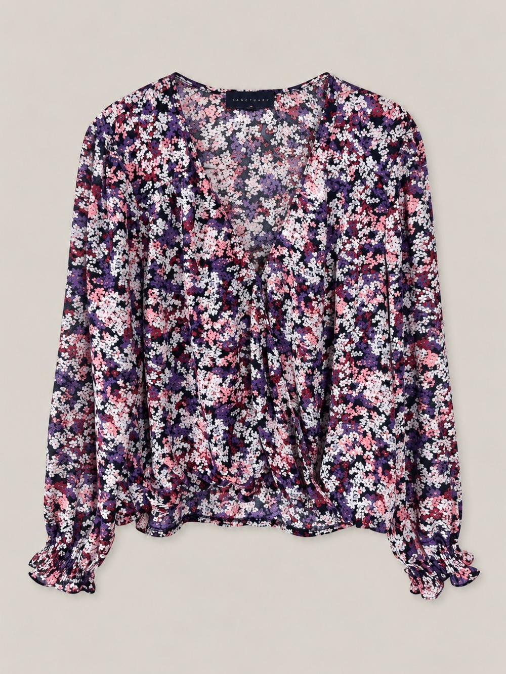 Sanctuary Womens Floral Blouse Large Bohemian